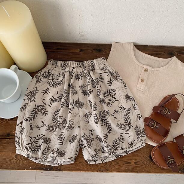 「2024」子供服★ボトムス★ハーフパンツ★韓国風子供服★男女兼用★80-130CM