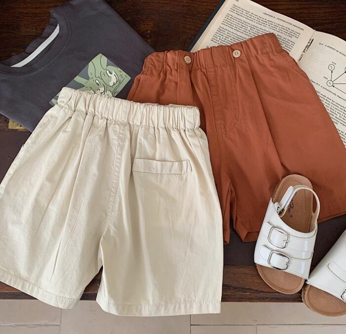 「2024」子供服★ボトムス★ハーフパンツ★韓国風子供服★2色★80-130CM