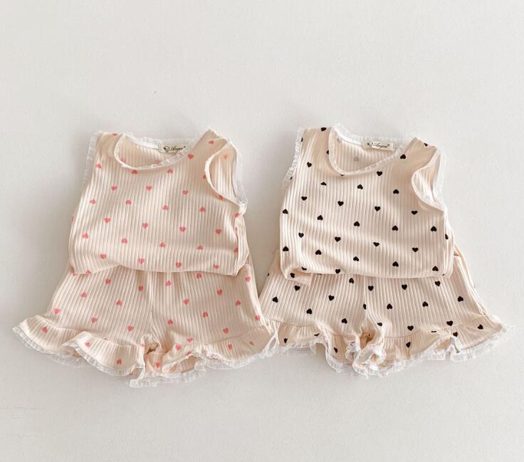 2024夏★子供服　トップス+ズボン　セット　80-130cm★2色