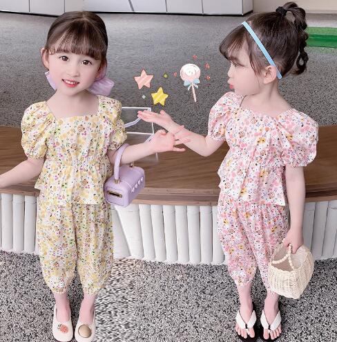 2024夏★子供服　トップス+ズボン　セット　90-130cm★3色