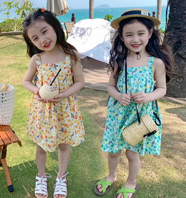 2024夏新品★子供服　ワンピース★90-140cm★2色