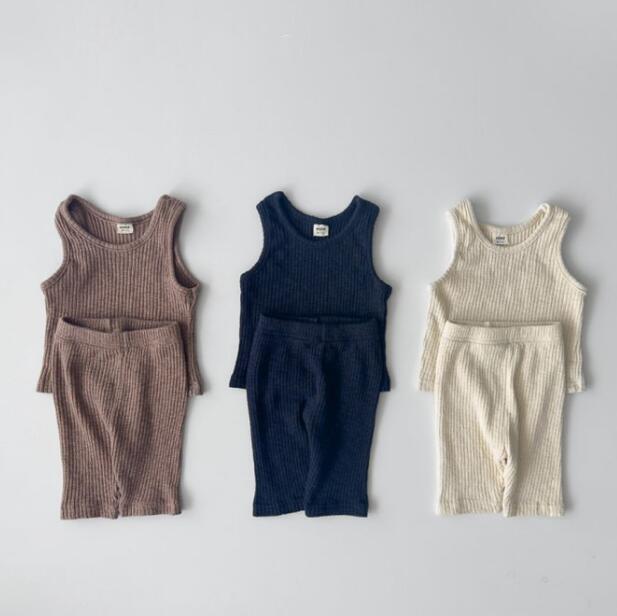 「2024」子供服★トップス+ズボン★セットアップ★部屋着★韓国風子供服★3色★80-130CM