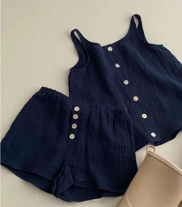 2024夏新品★子供服　トップス+ズボン　セット★90-140cm★