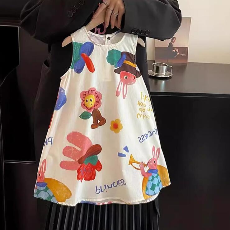 2024★夏新作★韓国風子供服★ワンピース★90-140CM