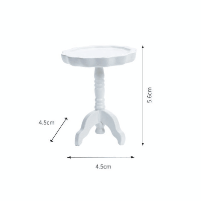 ミニチュア ドールハウス用家具 フィギュア ぬい撮 1:12dollhouse ドール撮影 円卓 テーブル 模型 微景観