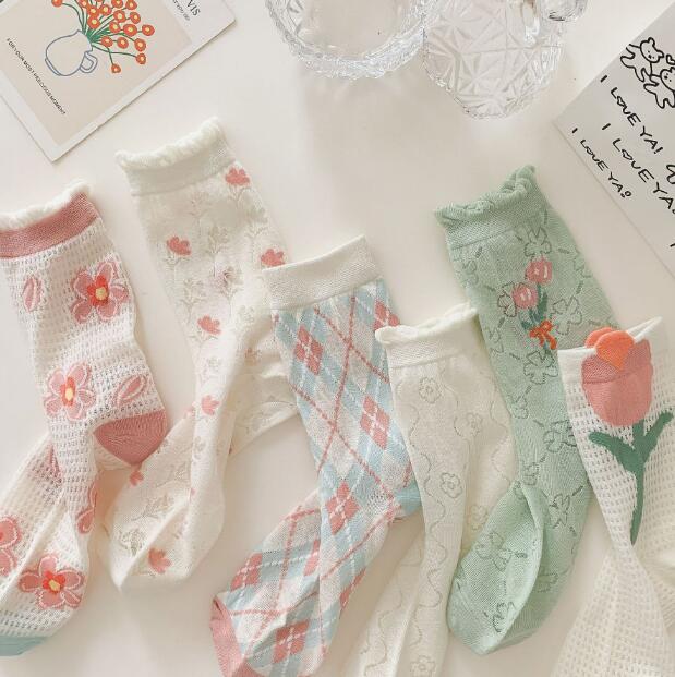 靴下★レディース★ソックス★大人用★女性用靴下★可愛い★薄手★多色
