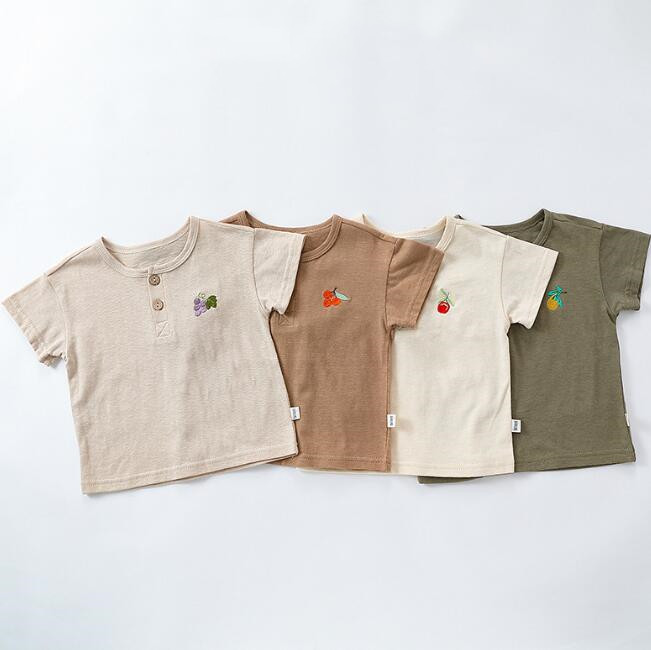 「2024」子供服★トップス★Tシャツ★欧米風★ベビー★4色★73-100CM
