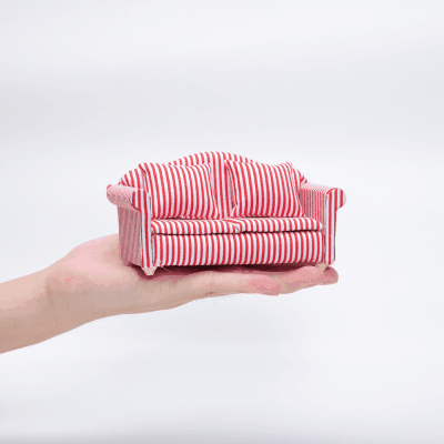 ミニチュア ドールハウス用家具 フィギュア ぬい撮 1:12dollhouse ドール撮影 ツインソファ 微風景 模型