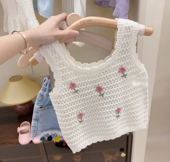 2024★夏新作★韓国風子供服★ベスト★ジーンズ★分けて販売★2色90-140