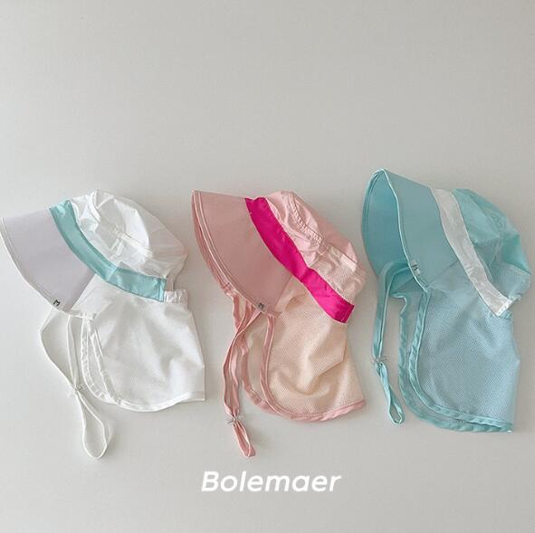 「2024」子供用★帽子★バケットハット★キッズ★薄手★可愛い★3色