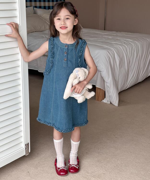 2024夏新品★子供服　ワンピース★90-160cm★