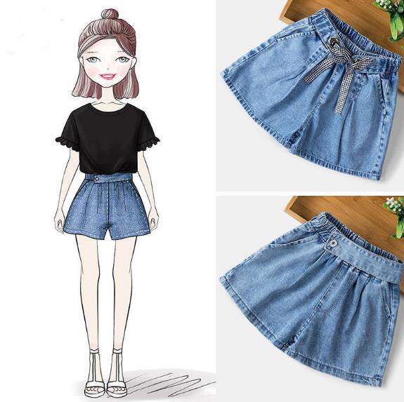 2024新作★デニムパンツ★ショートパンツ★子供ズボン★韓国風子供服★キッズパンツ★120-160CM