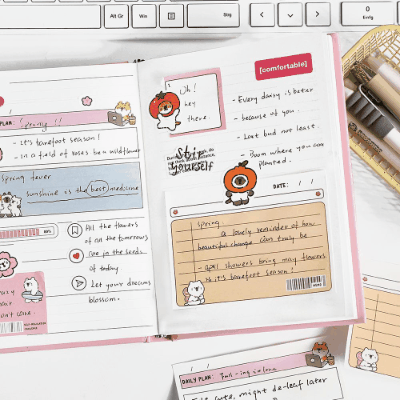 付箋 貼り付けメモ用紙 ポストイット シッキーノート アニマル キャット 猫日常 30枚入