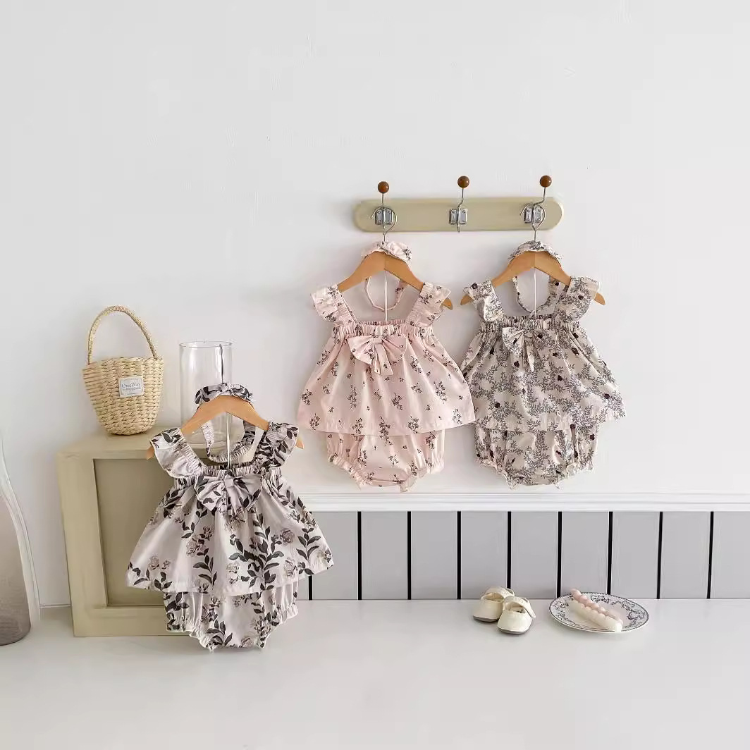 2024★夏新作★韓国風ベビー服★トップス+ズボン★66cm〜100cm 3色