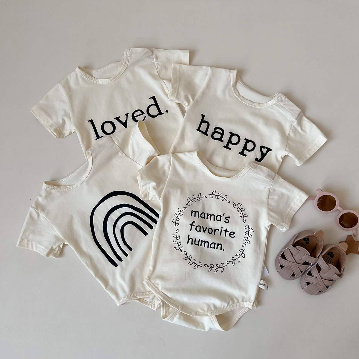 2024★夏新作★韓国風ベビー服★ロンパース★66cm〜90cm 4色