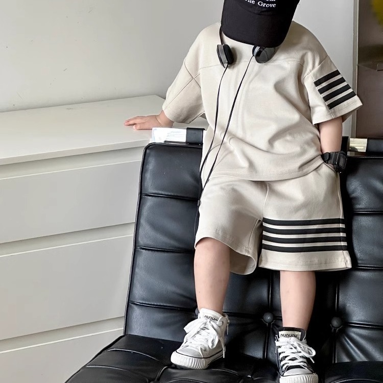 2024★夏新作★韓国風ベビー服★トップス+ズボン★110cm〜160cm 3色