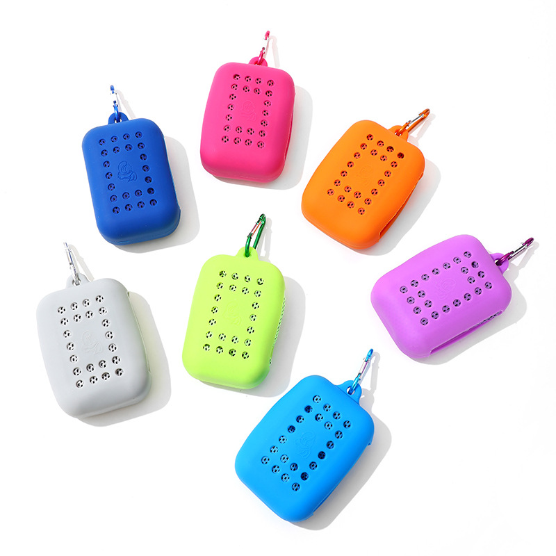 2024新入荷★スポーツ冷感タオル　アウトドア速乾タオル 　シリコン製包装袋★7色