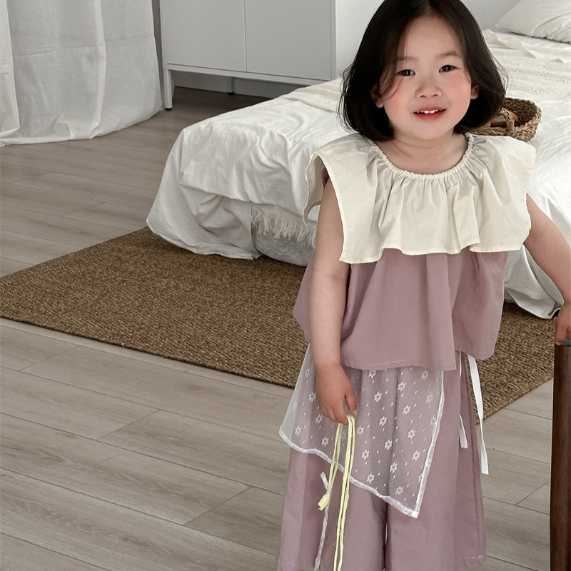 「2024」子供服★トップス+ズボン★セットアップ★韓国風子供服★80cm〜130cm