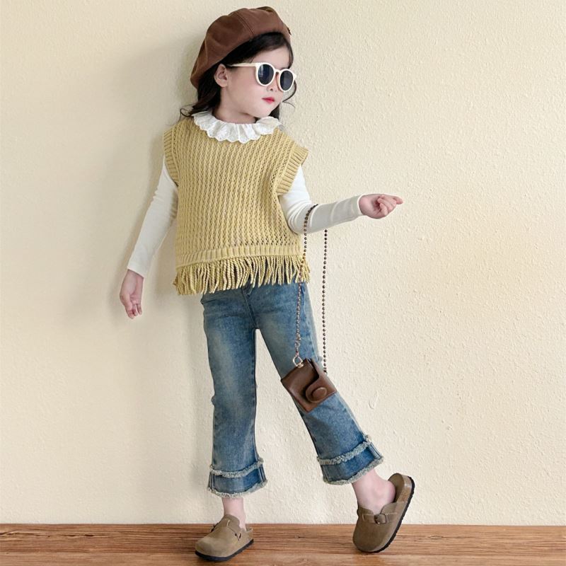 2024秋★子供服　ベストトップス★90cm〜140cm