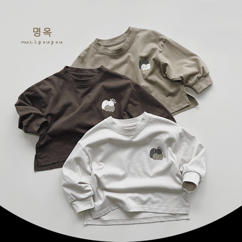 「2024」子供服★トップス★Tシャツ★韓国風子供服★3色80cm〜130cm