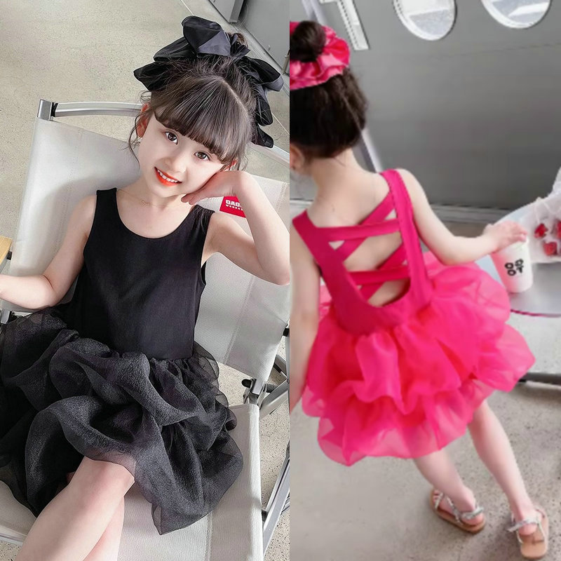 2024★夏新作★韓国風子供服★ワンピース★7〜15 2色