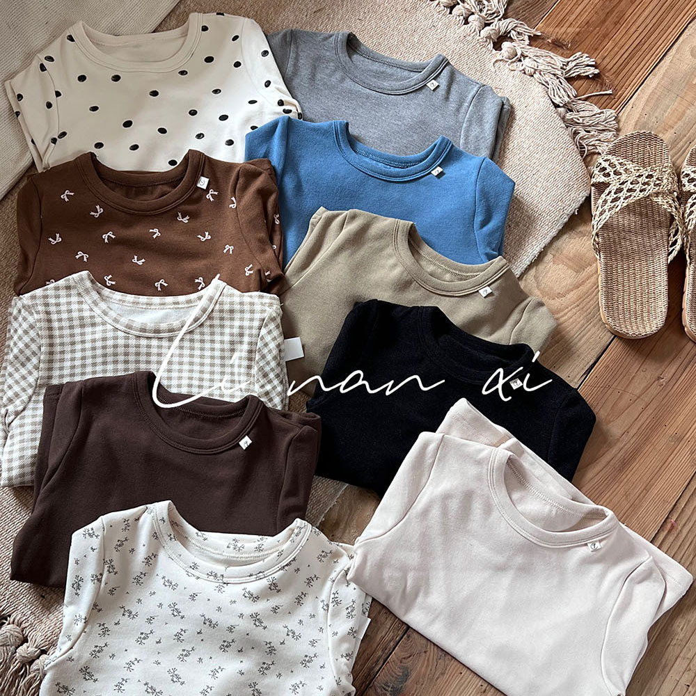 2024秋新品★子供服　保温部屋着セットアップ★90cm〜130cm 10色