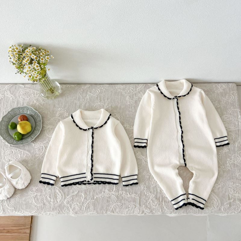 2024秋新入荷★ベビー服　ロンパース&カーディガン★66cm〜100cm