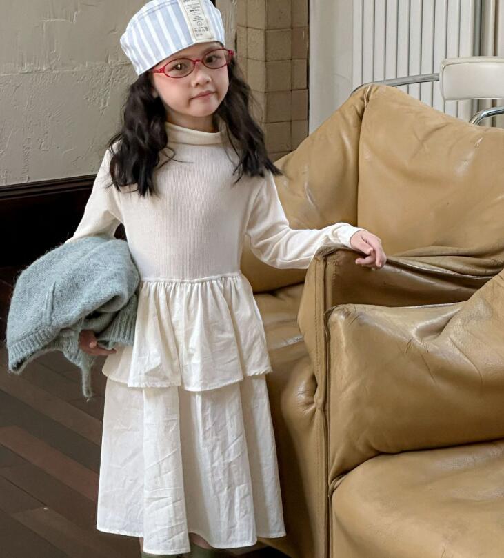 2024秋新品★子供服　ワンピース★90cm〜140cm 3色