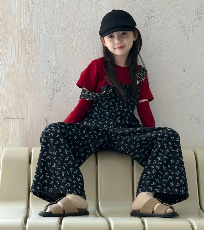 2024★春秋新作★韓国風子供服★サロペット★100cm〜160cm