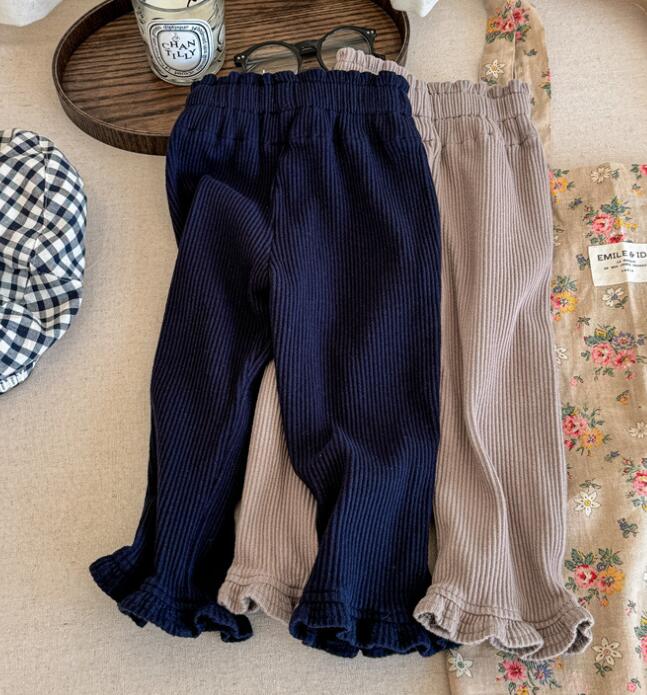 2024秋新入荷★子供服　ズボン★80cm〜130cm 2色