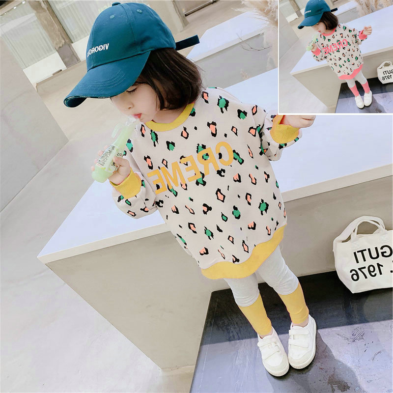 2024新品★子供服　トレーナー+レギンス　セットアップ★タグ7〜タグ15  2色