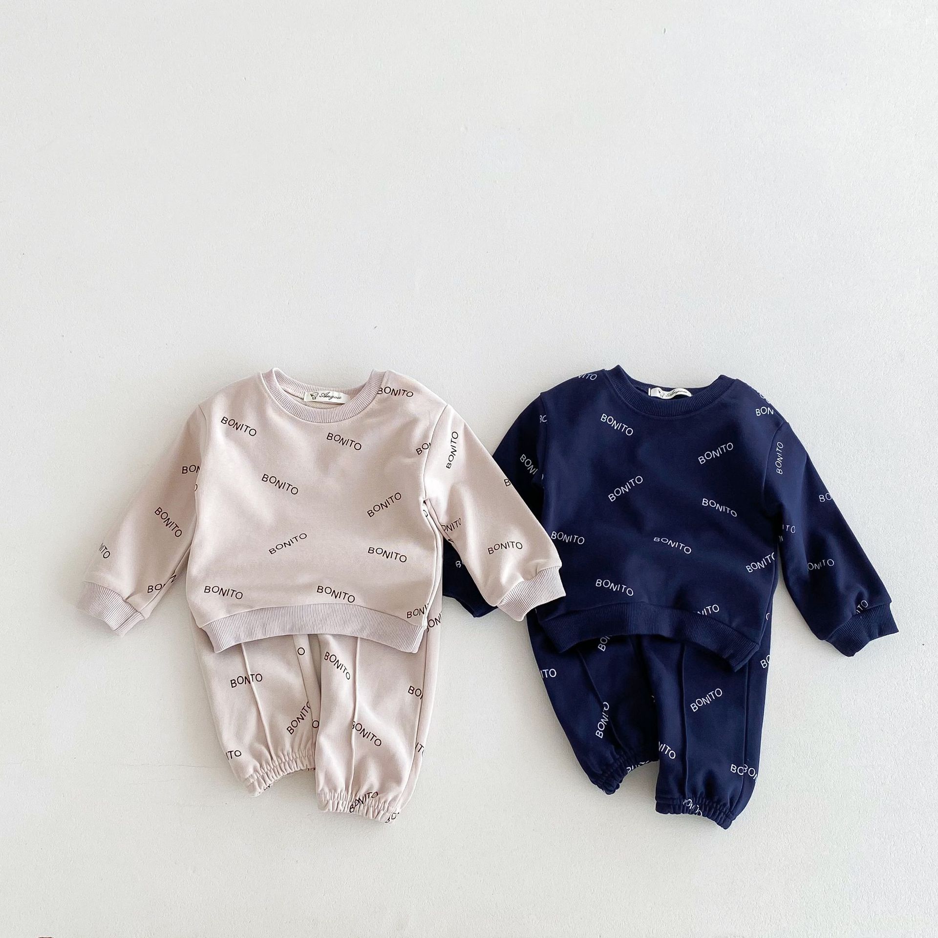 2024★春秋新作★韓国風ベビー服★トップス+ズボン★80cm〜130cm 2色