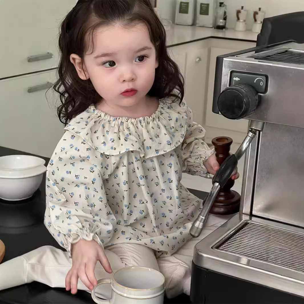 2024★春秋新作★韓国風ベビー服★ロンパース★66cm〜90cm 2色