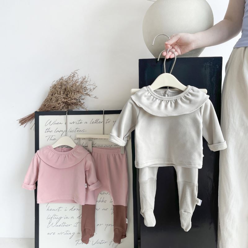 2024秋★子供服　トップス&ズボン分けて★66〜100 2色