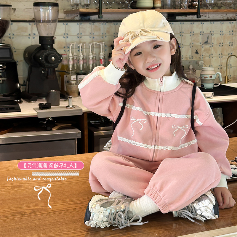 2024秋新作★子供服　セットアップ★90cm〜150cm 2色