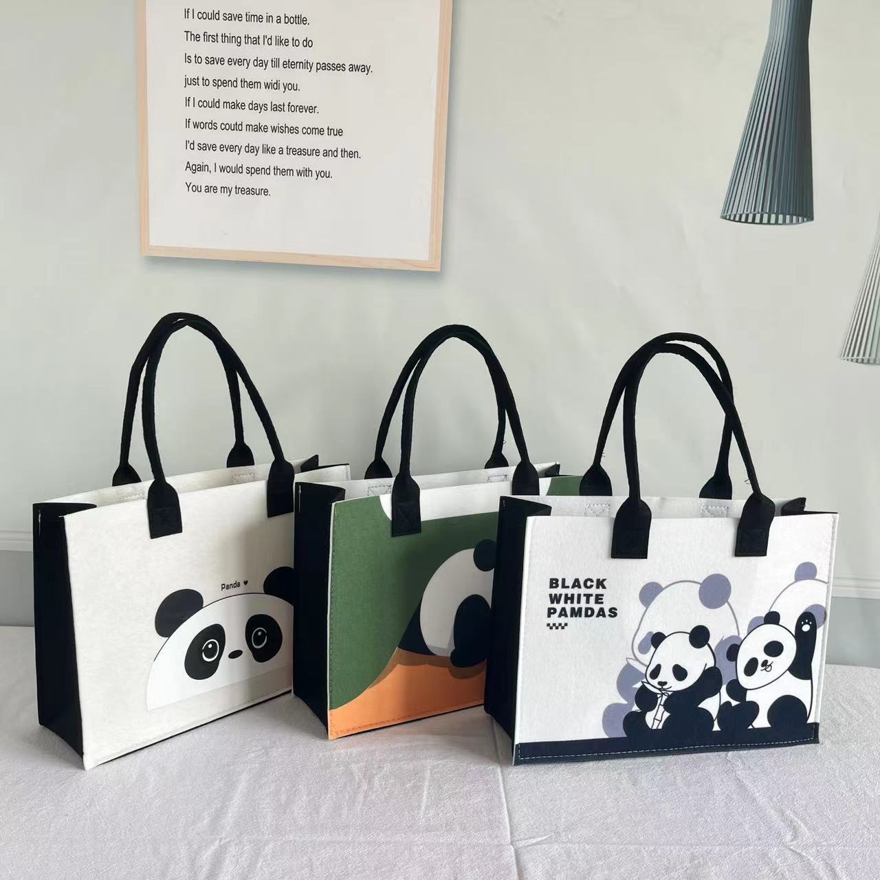 【業務用】包装資材★パンダ★お土産袋★ギフトバック★手提げバック