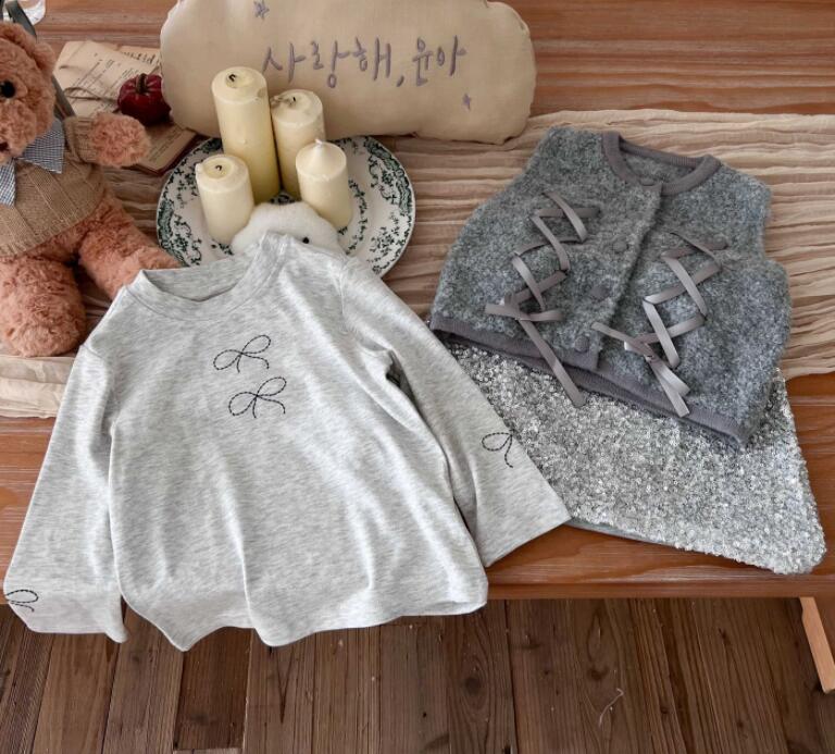 2024秋新品★子供服　トップス&ベスト&スカート分けて★90-130cm★