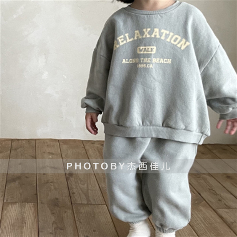 2024秋新品★子供服　セットアップ★80cm〜130cm 2色