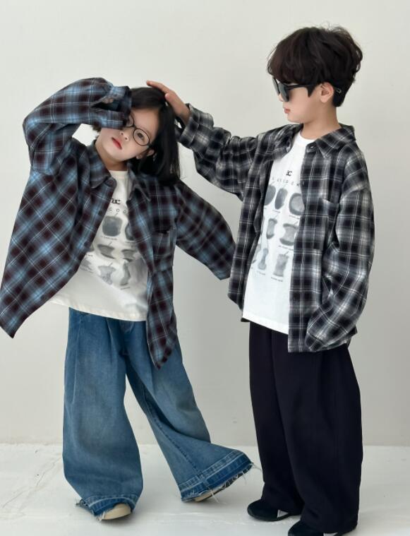 2024秋MX★子供服　コート　シャツ★90-150cm★