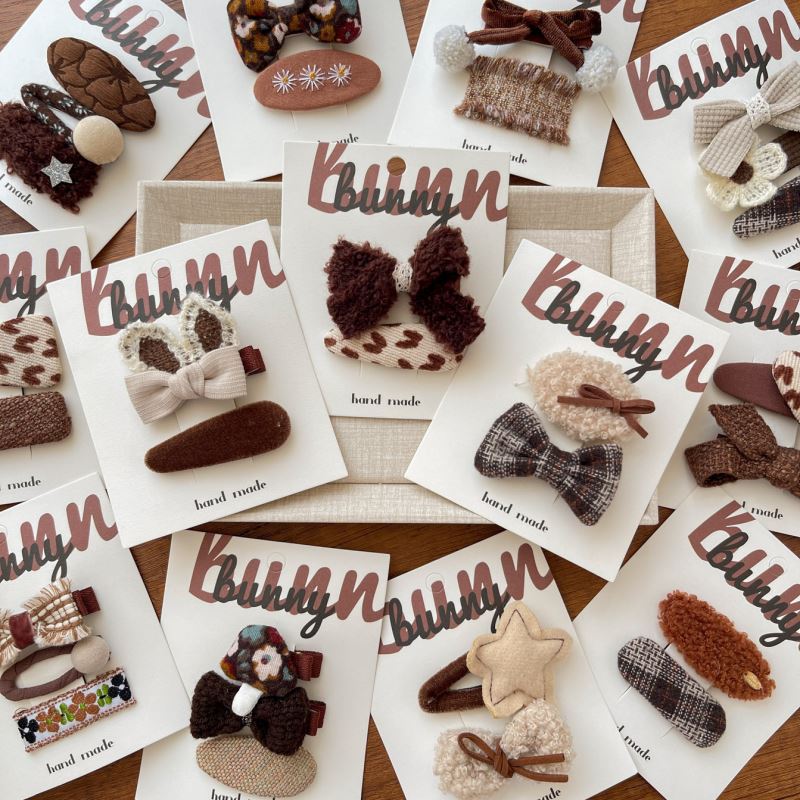 雑貨★子供用髪飾り　ヘアビン★アクセサリー★17組