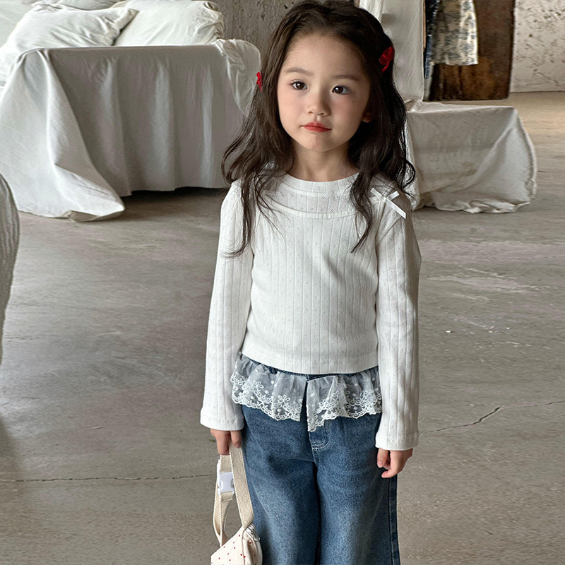 2024★春秋新作★韓国風ベビー服★トップス★ズボン★90〜150 2色