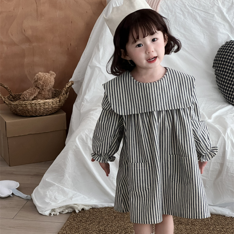 「2024」子供服★ワンピース★長袖★韓国風子供服★80cm〜130cm