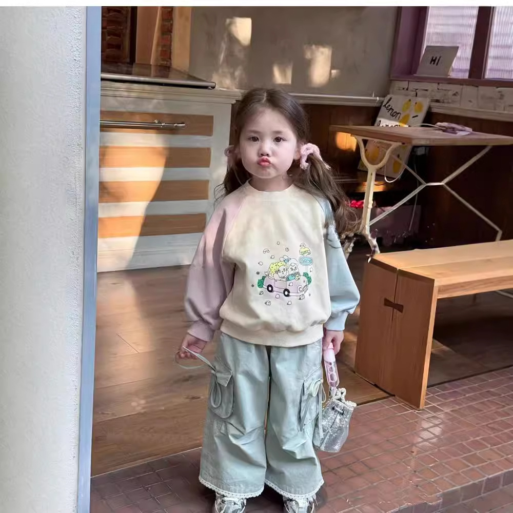 2024秋新作SX★子供服　トレーナー　トップス★80cm〜130cm