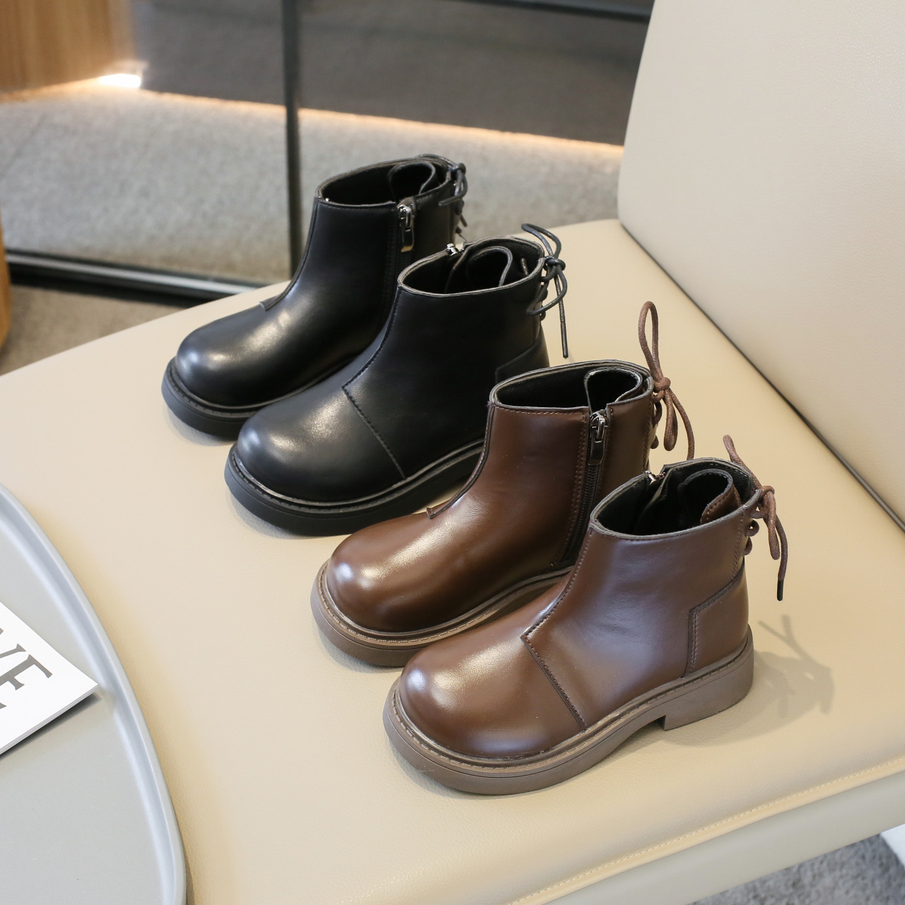 「2024」靴★子供靴★キッズ靴★シューズ★キッズ★ショートブーツ★2色26#〜36#