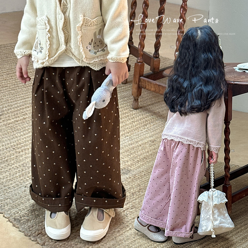 2024秋新作★子供服　ズボン★90〜140 2色