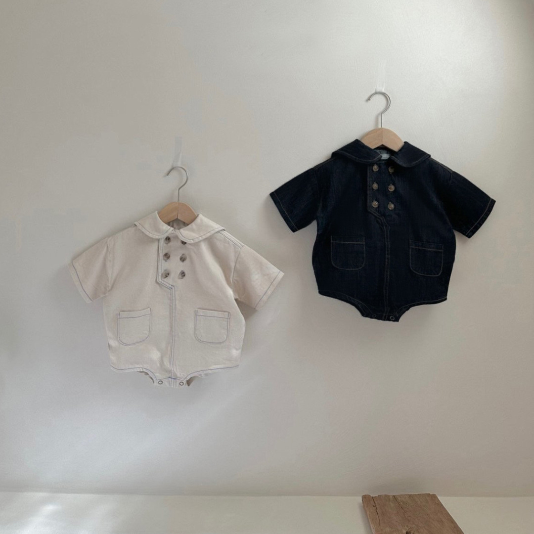 2024新入荷★ベビー服　ロンパース★66cm〜90cm 2色