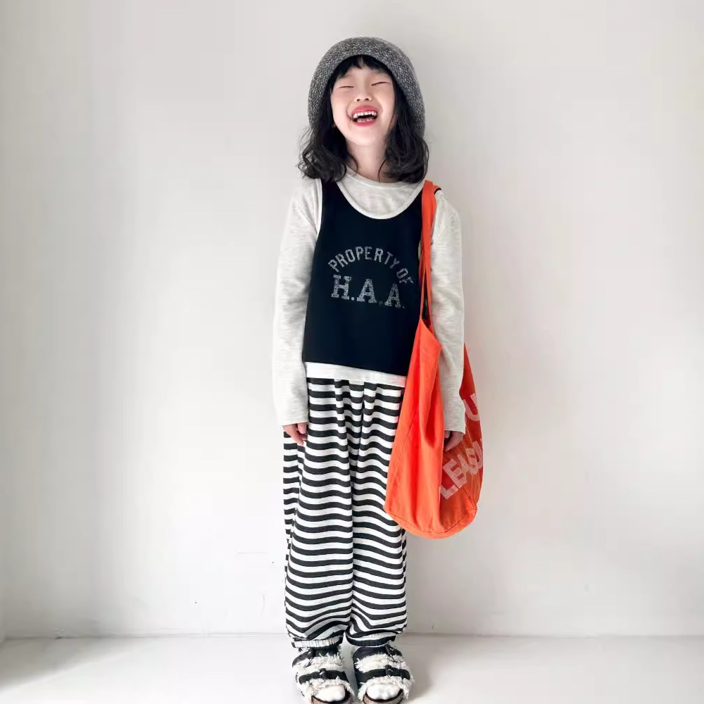 2024秋新作★子供服　ベスト&トップス&ズボン★90cm〜150cm 3色