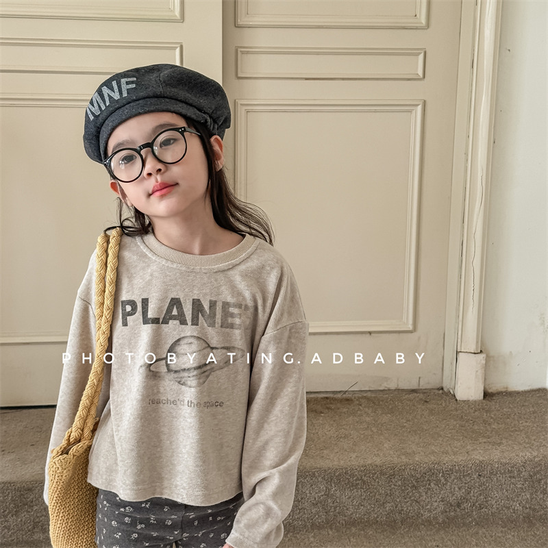 「2024」子供服★トップス★Tシャツ★韓国風子供服★2色80cm〜130cm