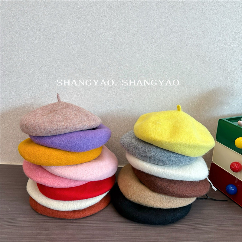 2024年新品★子供用★帽子　ベレー帽子★ 14色