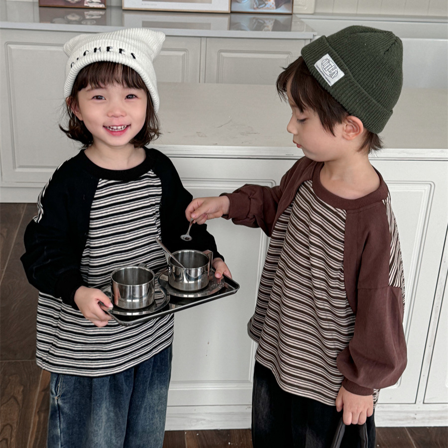 2024秋新作★子供服　トップス★80cm〜140cm 2色